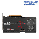 بطاقة رسومات Sapphire PULSE RX 9060 XT سعة 16 جيجابايت OC - HDMI، DP2.1، PCIe5 GPU