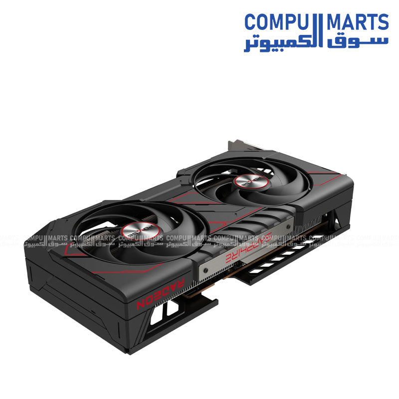 بطاقة رسومات Sapphire PULSE RX 9060 XT سعة 16 جيجابايت OC - HDMI، DP2.1، PCIe5 GPU