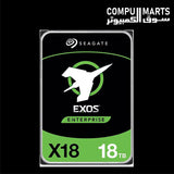 Seagate EXOS 7E10 SATA 3.5 inch 8TB internal mechanical hard drive in black for desktop and server