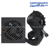 Compumarts Seasonic 80PLUS Bronze power supply with S²FC fan control Energy Star compliance and fixed cable configuration