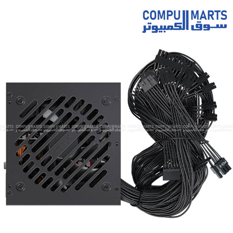 Compumarts Seasonic 80PLUS Bronze power supply with S²FC fan control Energy Star compliance and fixed cable configuration