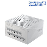 Seasonic Focus GX-850 ATX3 850W Power Supply with ATX 3.1 support, 80 Plus Gold certification, fully modular braided cables, and Digital Hybrid Fan Control available in Egypt