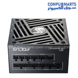Seasonic Focus GX-850 ATX3 850W Power Supply with ATX 3.1 support, 80 Plus Gold certification, fully modular braided cables, and Digital Hybrid Fan Control available in Egypt