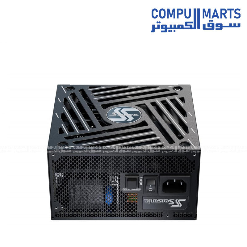 Seasonic Focus GX-850 ATX3 850W Power Supply with ATX 3.1 support, 80 Plus Gold certification, fully modular braided cables, and Digital Hybrid Fan Control available in Egypt