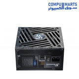 Seasonic Focus GX-850 ATX3 850W Power Supply with ATX 3.1 support, 80 Plus Gold certification, fully modular braided cables, and Digital Hybrid Fan Control available in Egypt