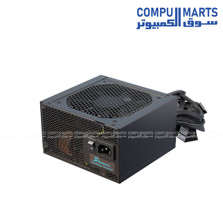 Seasonic G12 GC-750 750W 80 Plus Gold power supply with smart silent fan and full protection features.