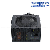 Seasonic G12 GC-750 750W 80 Plus Gold power supply with smart silent fan and full protection features.