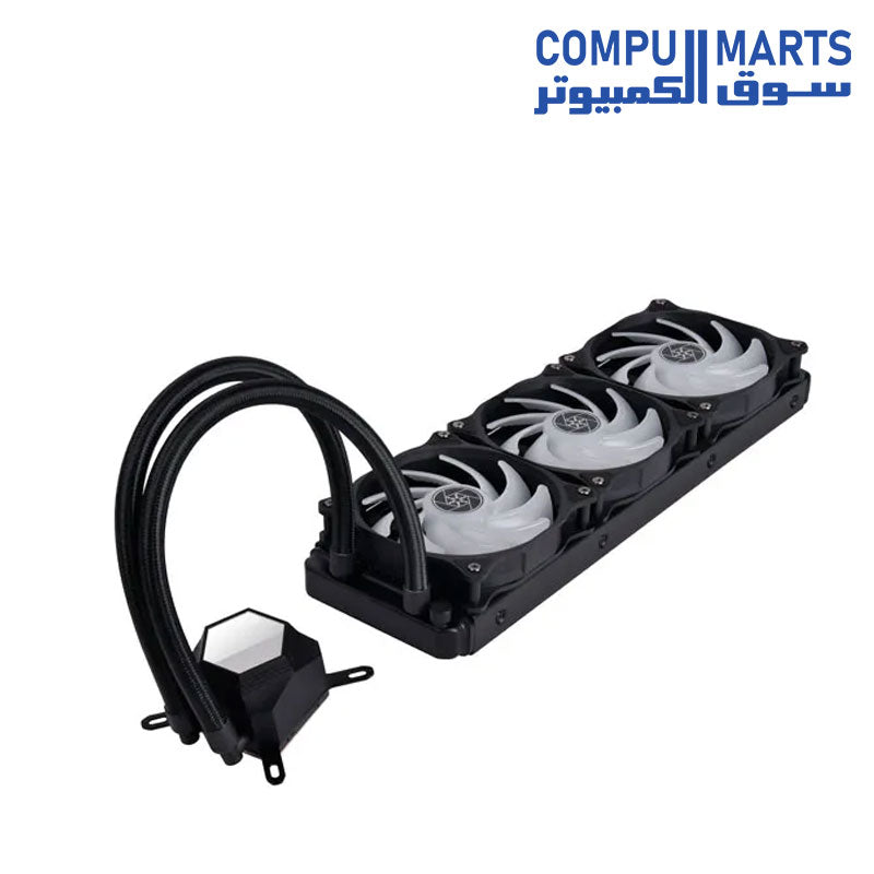 SilverStone PF360 ARGB AIO Cooler – 360mm RGB Liquid CPU Cooler, Tripl ...