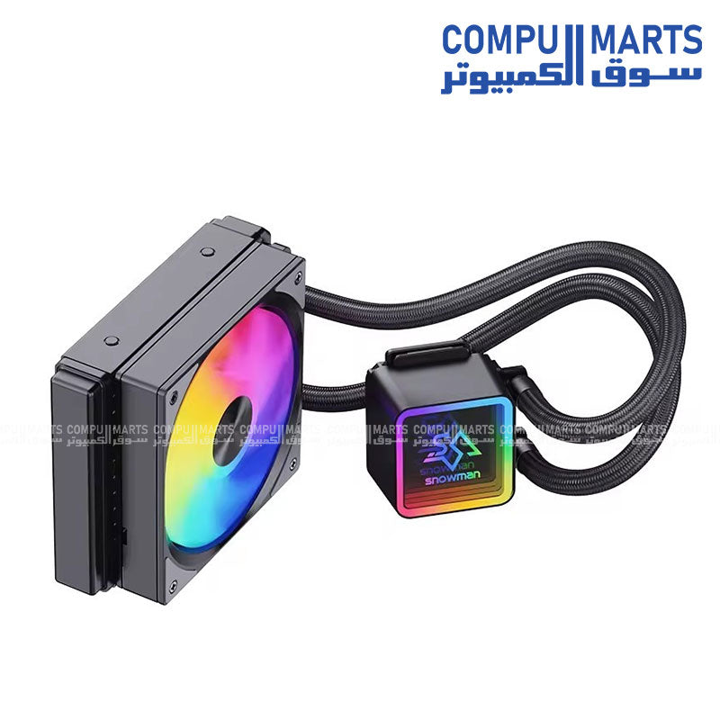 Snowman KS120 ARGB All-in-One Liquid CPU Cooler 120mm
