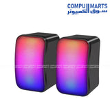Kisonli X17 Portable Bluetooth Speaker with RGB lighting, deep bass, and wireless connectivity in Egypt