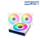 Product Name	Starlink Ultra II Dimension	120(L) x 120(W) x 25(H) mm Bearing Type	Hydraulic Bearing LED Color	Addressable RGB LED Position	Support M/B SYNC Hub Fan RPM	400~1500±10% R.P.M Operating Voltage	5.0V~12.0V Power Draw - LED	5V 0.648A 3.24W Power Draw - Fan	12V 0.18A 2.16W Noise	<24.28 dB Airflow	41.4 CFM Air Pressure	0.99 mmH2O Life Span	40,000 Hours Fan Included	3 Fan Pack Accessory	ARGB & PWM Control Box, Remote Control, Fan Screws