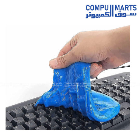 Super Clean Gel – Reusable Cleaning Gel for Keyboard, Car Vents & Electronics