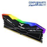 TEAMGROUP T-FORCE DELTA RGB DDR5 32GB – Desktop Memory – TEAMGROUP – 6000MHz CL32 RGB RAM