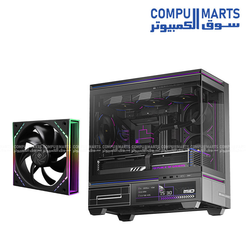 Thermalright TL-M10 VISION Mid Tower Case Tempered Glass ATX