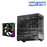 Thermalright TL-M10 VISION Mid Tower Case Tempered Glass ATX