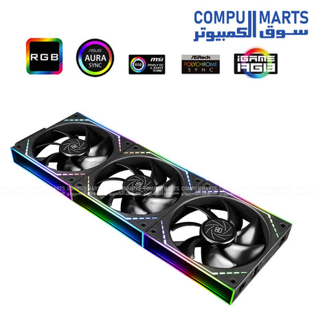 TL-M12Q X3 ARGB – Case Fans Kit – Thermalright – Triple 120mm PWM High Airflow ARGB Fans