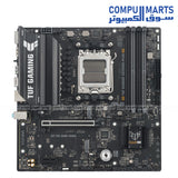 ASUS TUF GAMING A620AM-PLUS micro-ATX motherboard – AMD AM5 socket – supports Ryzen 9000/8000/7000 CPUs, DDR5 RAM, dual M.2 PCIe 4.0, Realtek 2.5Gb LAN, Aura Sync RGB – durable gaming motherboard in Egypt
