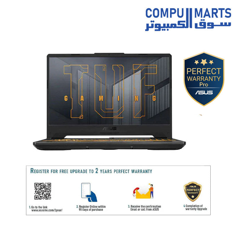 ASUS TUF Gaming F15 FX506HC-HN002W Core i5 11400H 8GB RAM 512GB SSD Display 15.6 FHD 144HZ Nvidia Geforce RTX 3050 4GB WIN 11