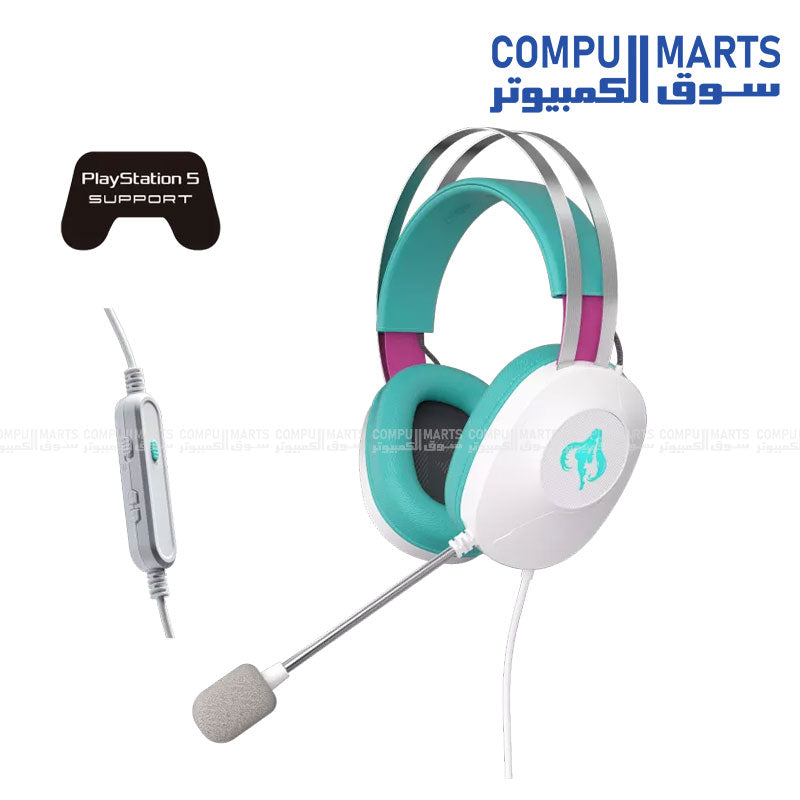 A302 – USB Gaming Headset – ASUS – TUF H1 Gen II virtual 7.1 headset with 40mm drivers