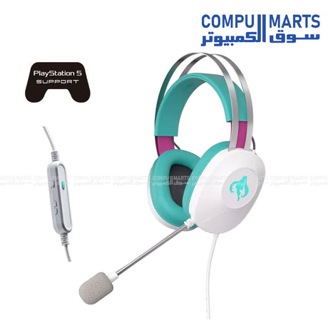 A302 – USB Gaming Headset – ASUS – TUF H1 Gen II virtual 7.1 headset with 40mm drivers