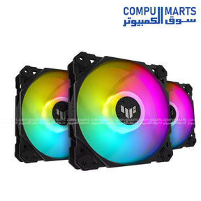 TUF Gaming TF120 ARGB Triple Fan Kit with Aura Sync – High Performance Cooling Fans in Egypt