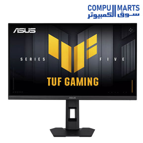 ASUS TUF Gaming Series 5 VG27AQML5F 27-inch QHD 320Hz gaming monitor front view showcasing its Fast-IPS panel available at Compumarts Egypt