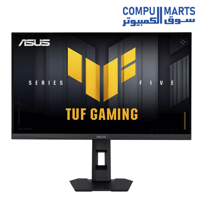 ASUS TUF Gaming Series 5 VG27AQML5F 27-inch QHD 320Hz gaming monitor front view showcasing its Fast-IPS panel available at Compumarts Egypt