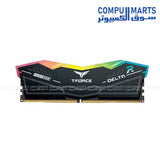 TeamGroup T-Force Delta RGB 64GB DDR5 RAM black