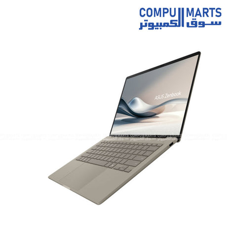 ASUS Zenbook A14 UX3407NA OLED Laptop Zabriskie Beige Snapdragon X2 Elite AI PC