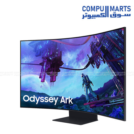 Samsung Odyssey Neo G7 55 inch 4K 165Hz curved Mini LED gaming monitor with Quantum HDR 32x and HDMI 2.1