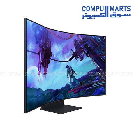 Samsung Odyssey Neo G7 55 inch 4K 165Hz curved Mini LED gaming monitor with Quantum HDR 32x and HDMI 2.1