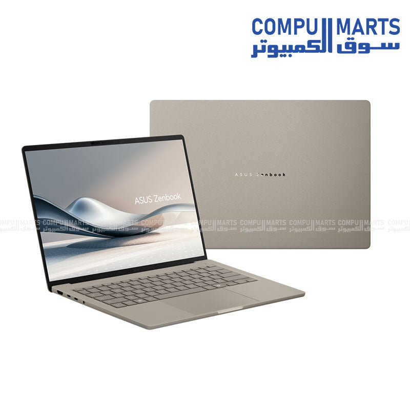 ASUS Zenbook A14 UX3407NA OLED Laptop Zabriskie Beige Snapdragon X2 Elite AI PC