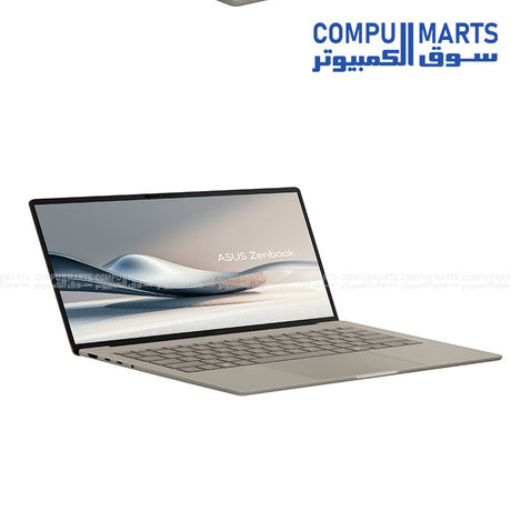 ASUS Zenbook A14 UX3407NA OLED Laptop Zabriskie Beige Snapdragon X2 Elite AI PC