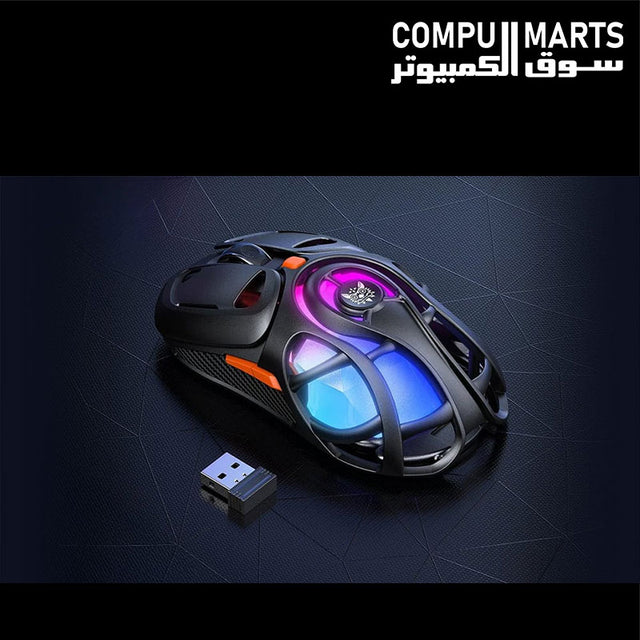 ONIKUMA DM02 Tri-Mode RGB Gaming Mouse 12800 DPI 1000Hz Honeycomb Egypt