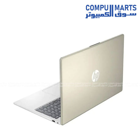 Internal performance configuration of the HP Laptop 15-fd1063ne including 8GB DDR5 RAM and 512GB SSD storage