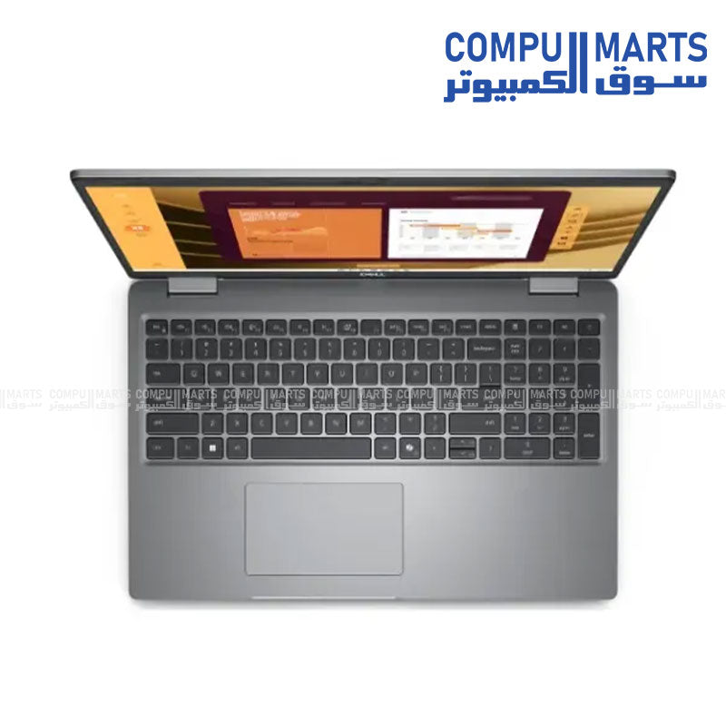 Gray Dell Latitude 5550 featuring a 15.6 inch FHD IPS anti-glare display