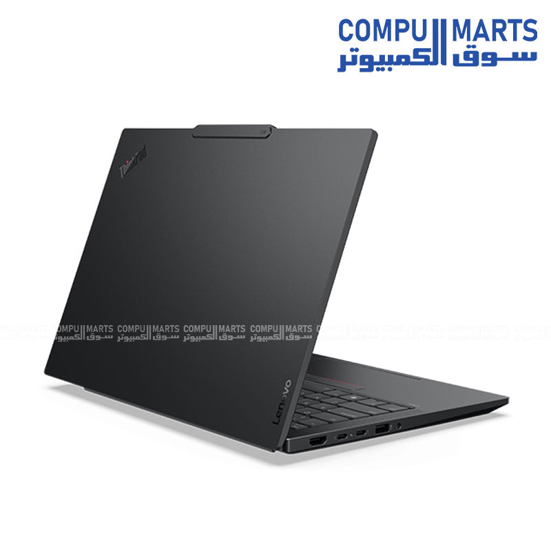 Aluminium chassis design of the Lenovo ThinkPad E14 Gen 7 laptop from Compumarts