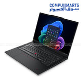 Side profile of the Lenovo ThinkPad E14 Gen 7 showing its 32GB RAM and 512GB SSD configuration