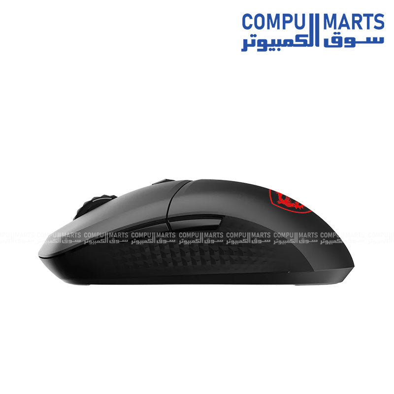 PixArt PAW3104DB optical sensor and DPI specifications for the MSI Versa 300
