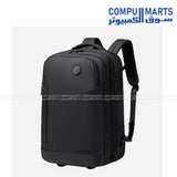 Arctic Hunter LG00861 carry-on laptop backpack showing padded backpack straps and wheels