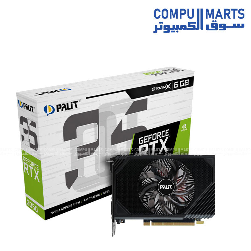 PALIT RTX3050 StormX 6GB GDDR6 graphics card