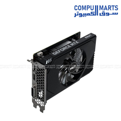 PALIT RTX3050 StormX graphics card with DVI HDMI and DisplayPort