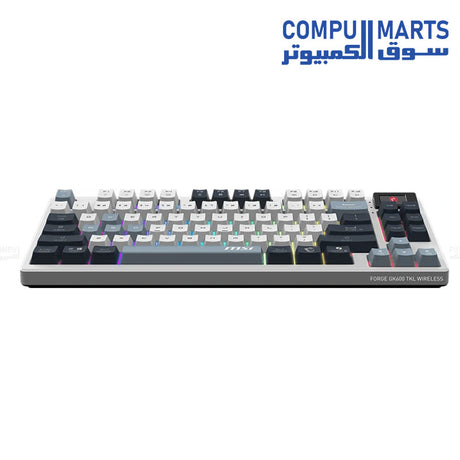 MSI FORGE GK600 TKL W SKY US Bluetooth wireless keyboard