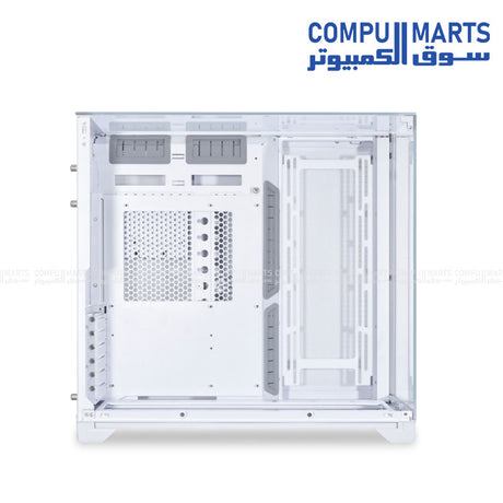 Lian Li O11 Vision M Digital White Gaming Case with 9.2” IPS FHD 60Hz LCD