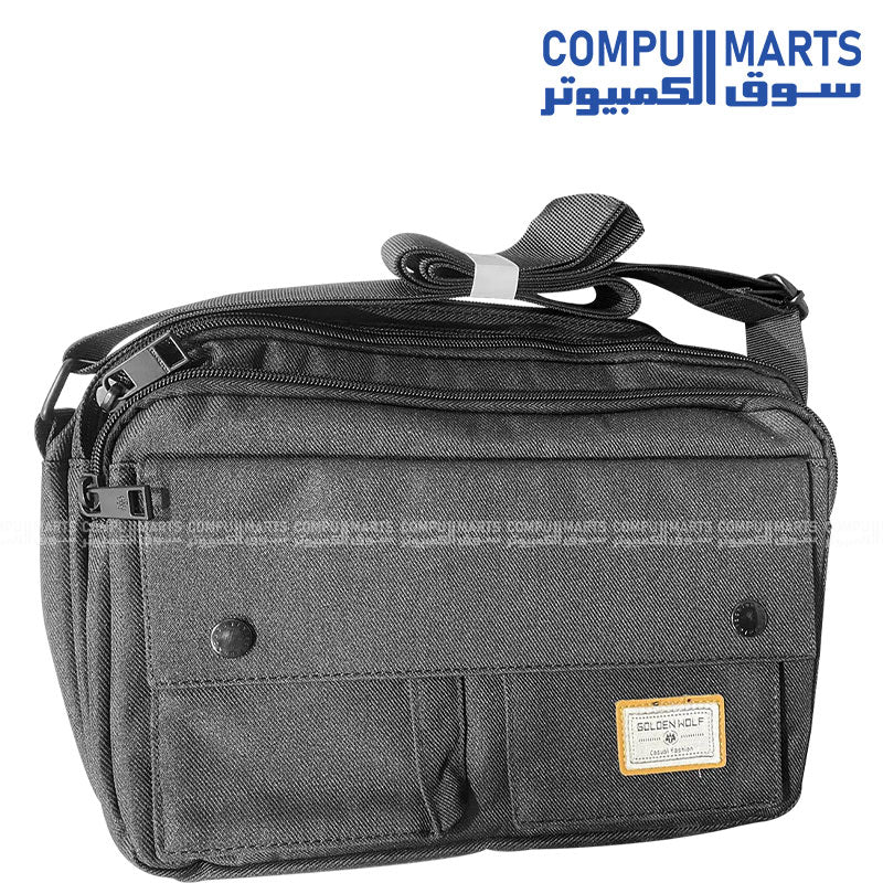 Golden Wolf GK0075 men's crossbody shoulder bag