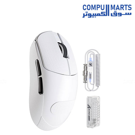 uilt with PAW3395PRO sensor, 40K DPI, 8Khz polling rate, and White and Black color variants for users in Egypt