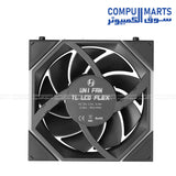 UNI FAN TL LCD FLEX 120mm Fan Black and White
