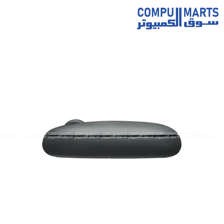 Rapoo M650 Silent Wireless Mouse bottom view highlighting optical sensor and battery compartment