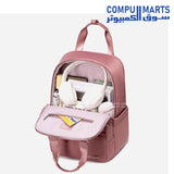 nterior laptop compartment of the CB00778 designed to secure devices up to 14 inches.