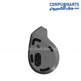 EV310M wireless mouse with 6 buttons and adjustable 2400 DPI HD sensor